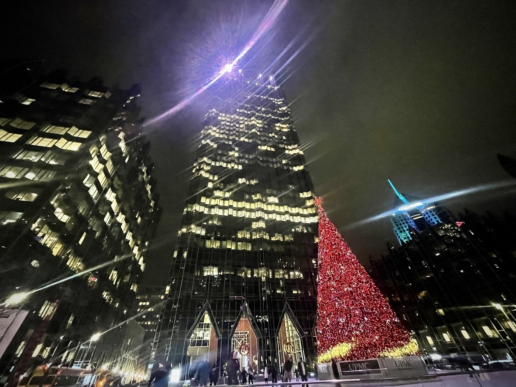 A Xmas tree in the city