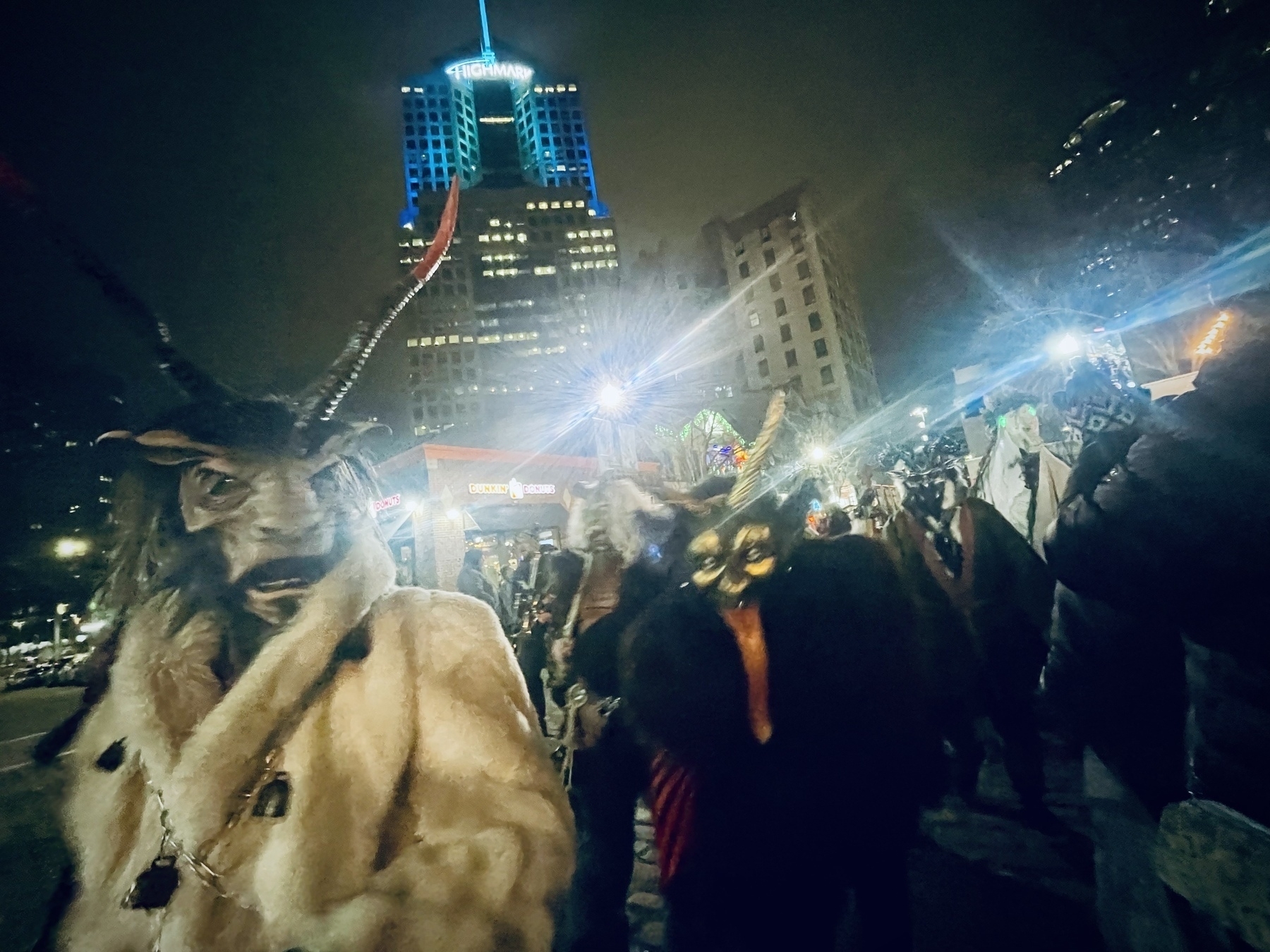 Krampus parade in Pittsburgh